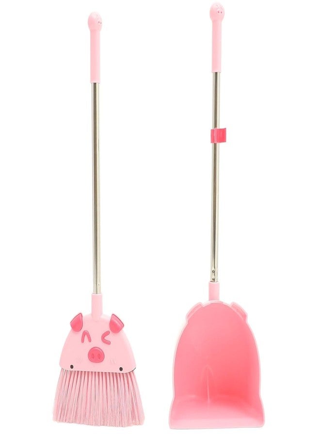 DHVYANT MART Classic Mini Broom & Dustpan Set with Stainless Steel Handle for Kids | Housekeeping Helper Tools | Used for Indoor & Outdoor | Perfect for Toddlers & Preschooler | Pack of 1 - Image 1